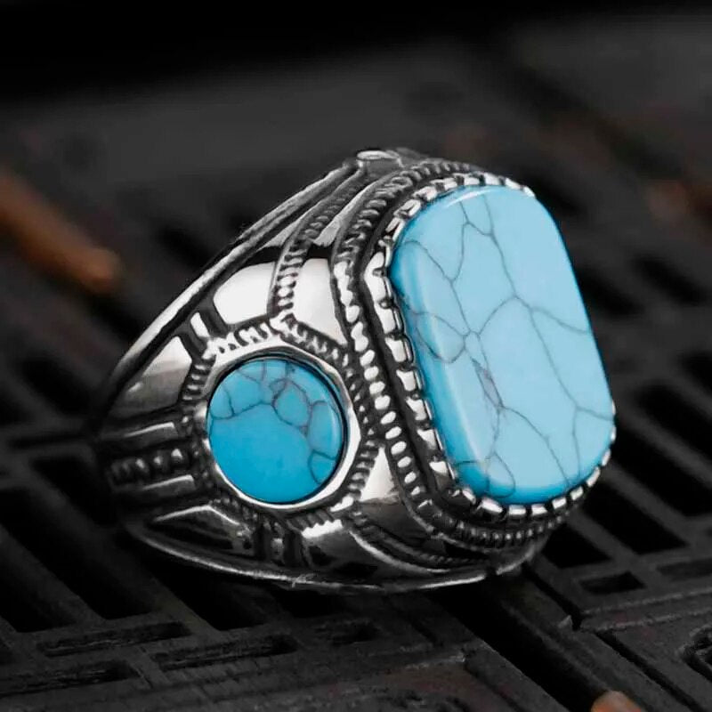 Bague Turquoise Amérindienne