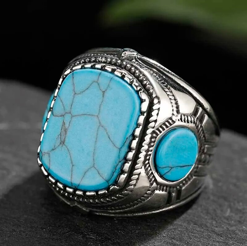 Bague Turquoise Amérindienne