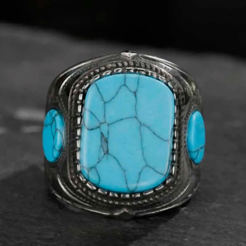 Bague Turquoise Amérindienne