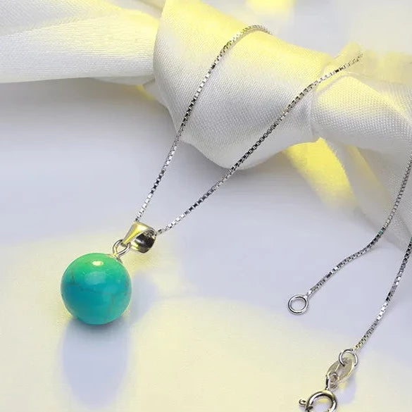 Collier Pierre Turquoise Femme