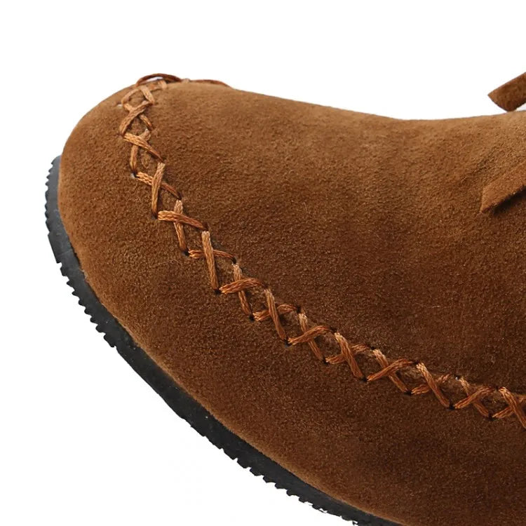 Bottes à Frange en Daim