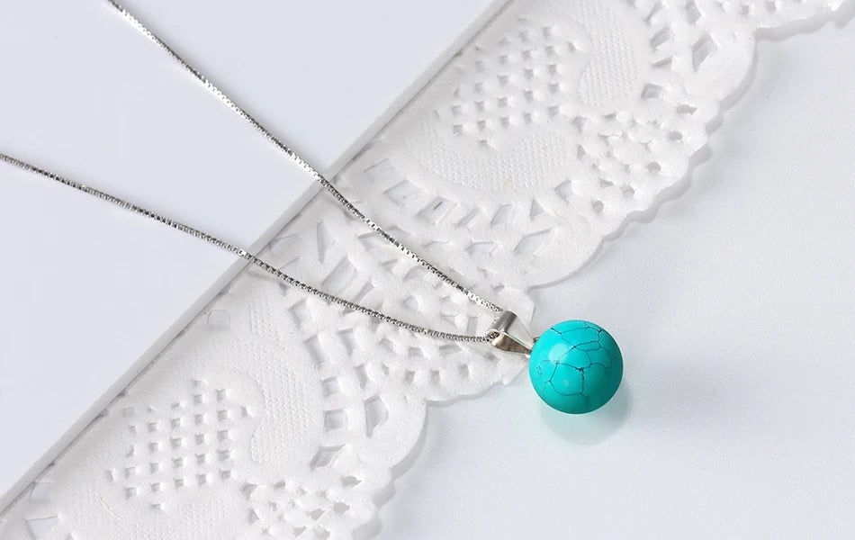 Collier Pierre Turquoise Femme