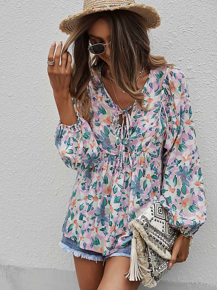 Haut Hippie Chic Femme
