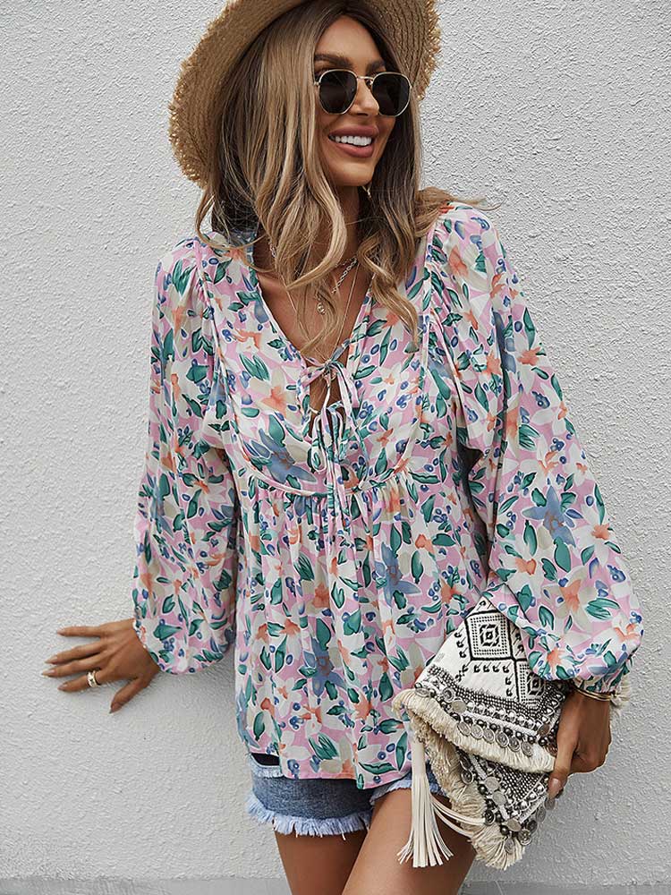 Haut Hippie Chic Femme