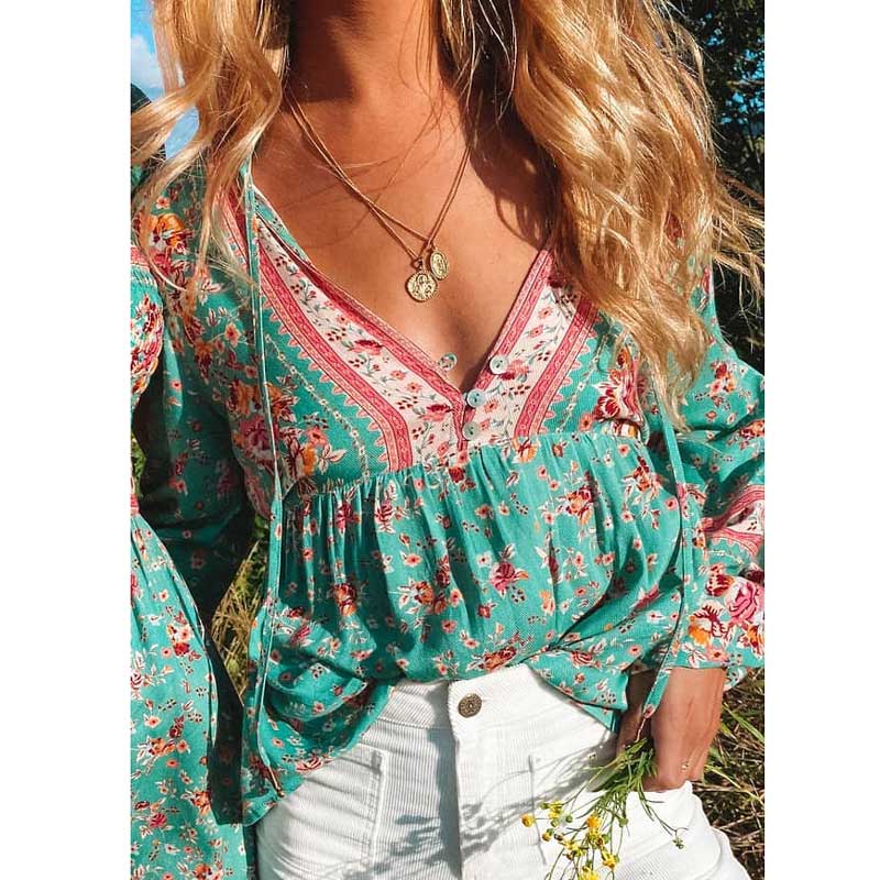 Haut Hippie Femme