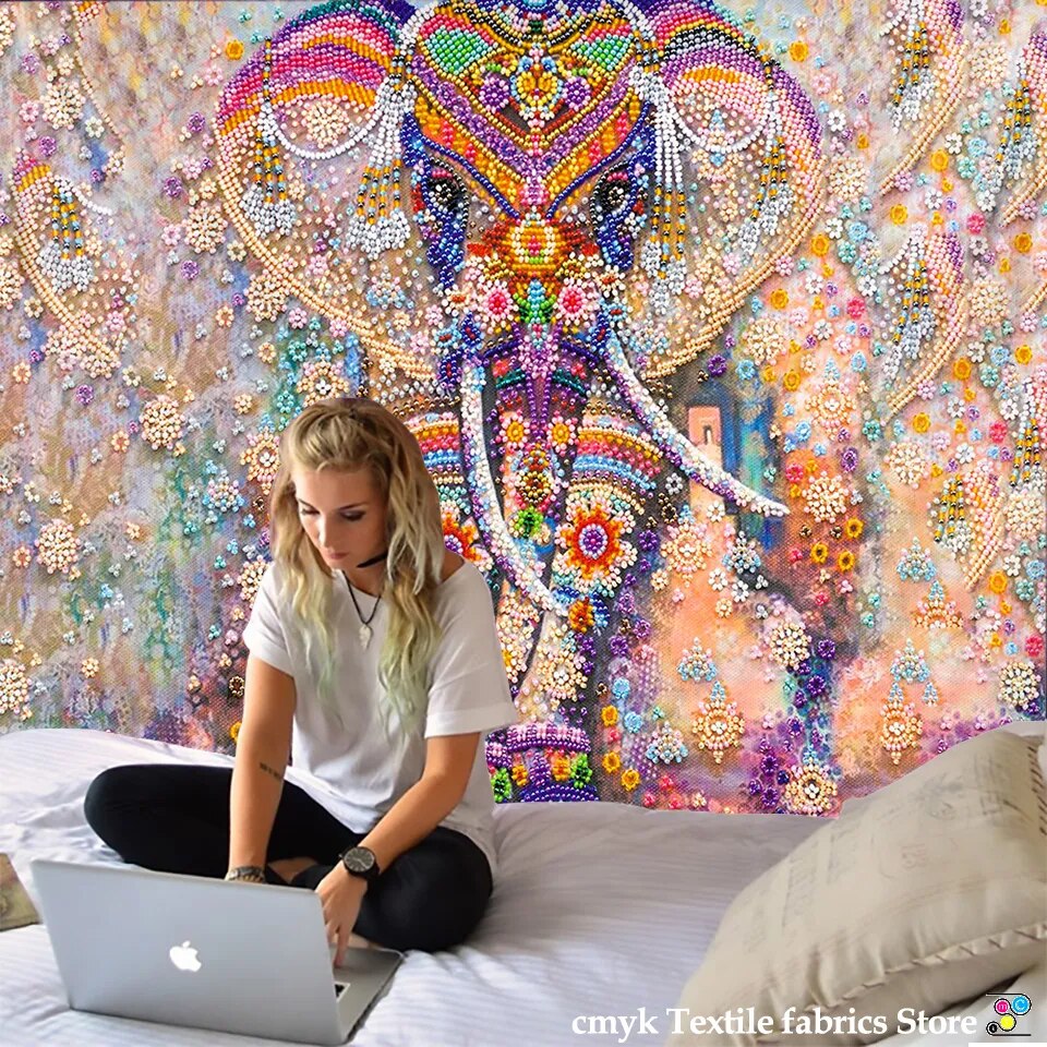 Tenture Elephant