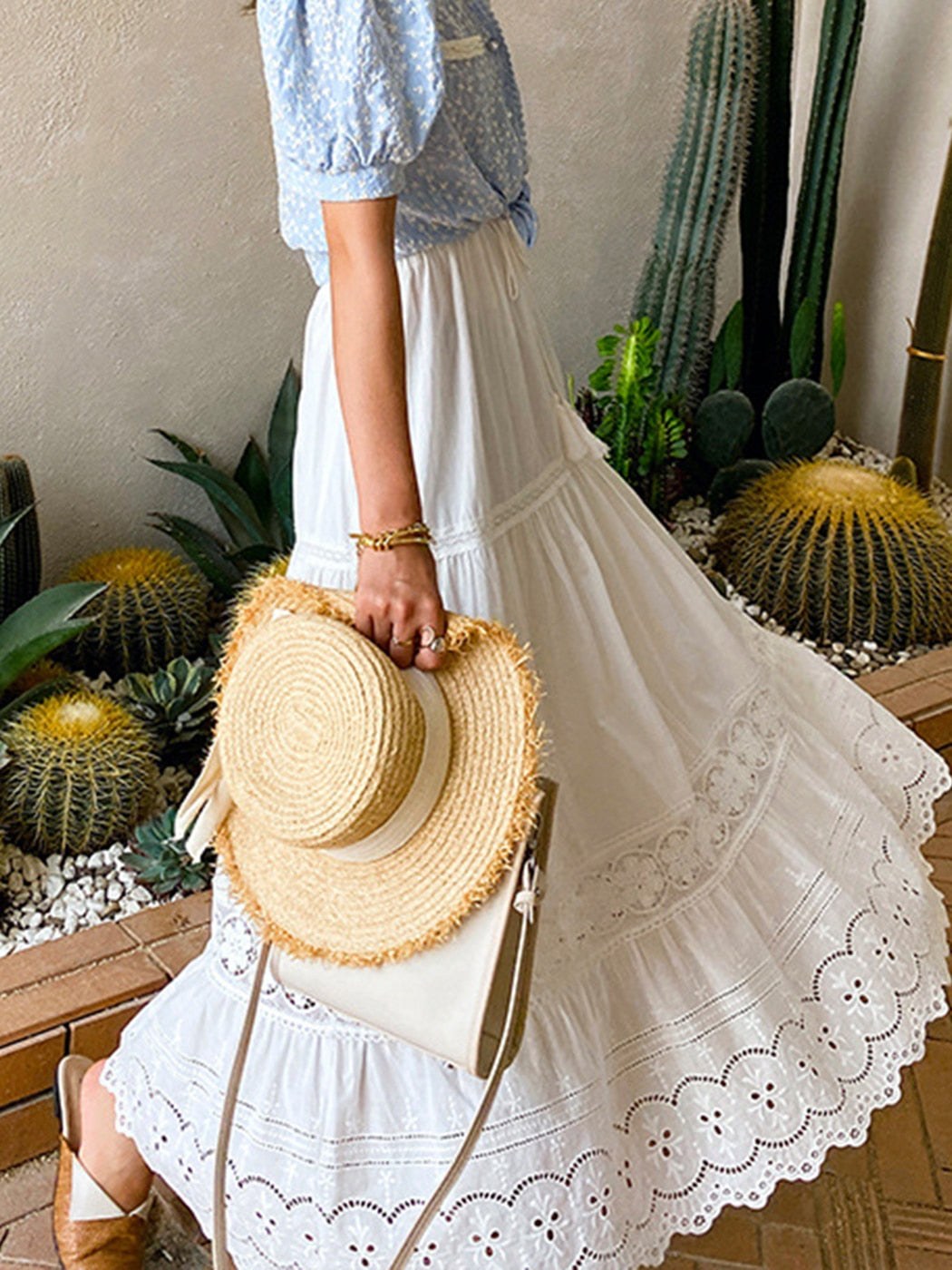 Jupe Hippie Blanche