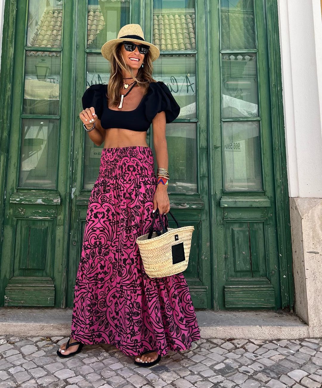 Jupe Hippie Bohème Longue