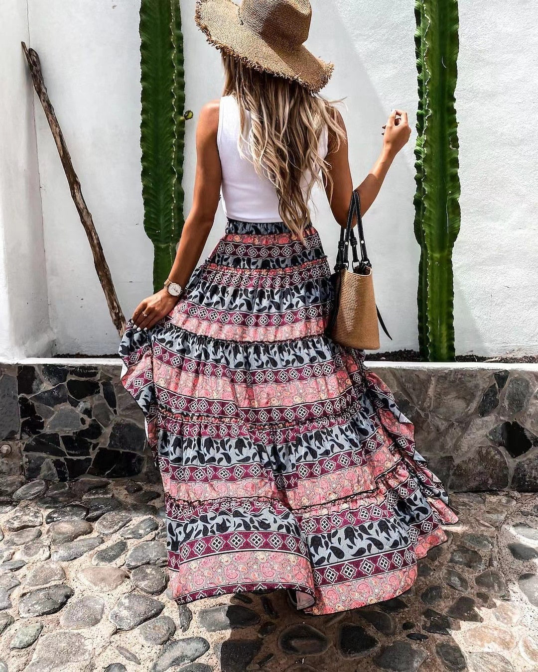 Jupe Hippie Grande Taille