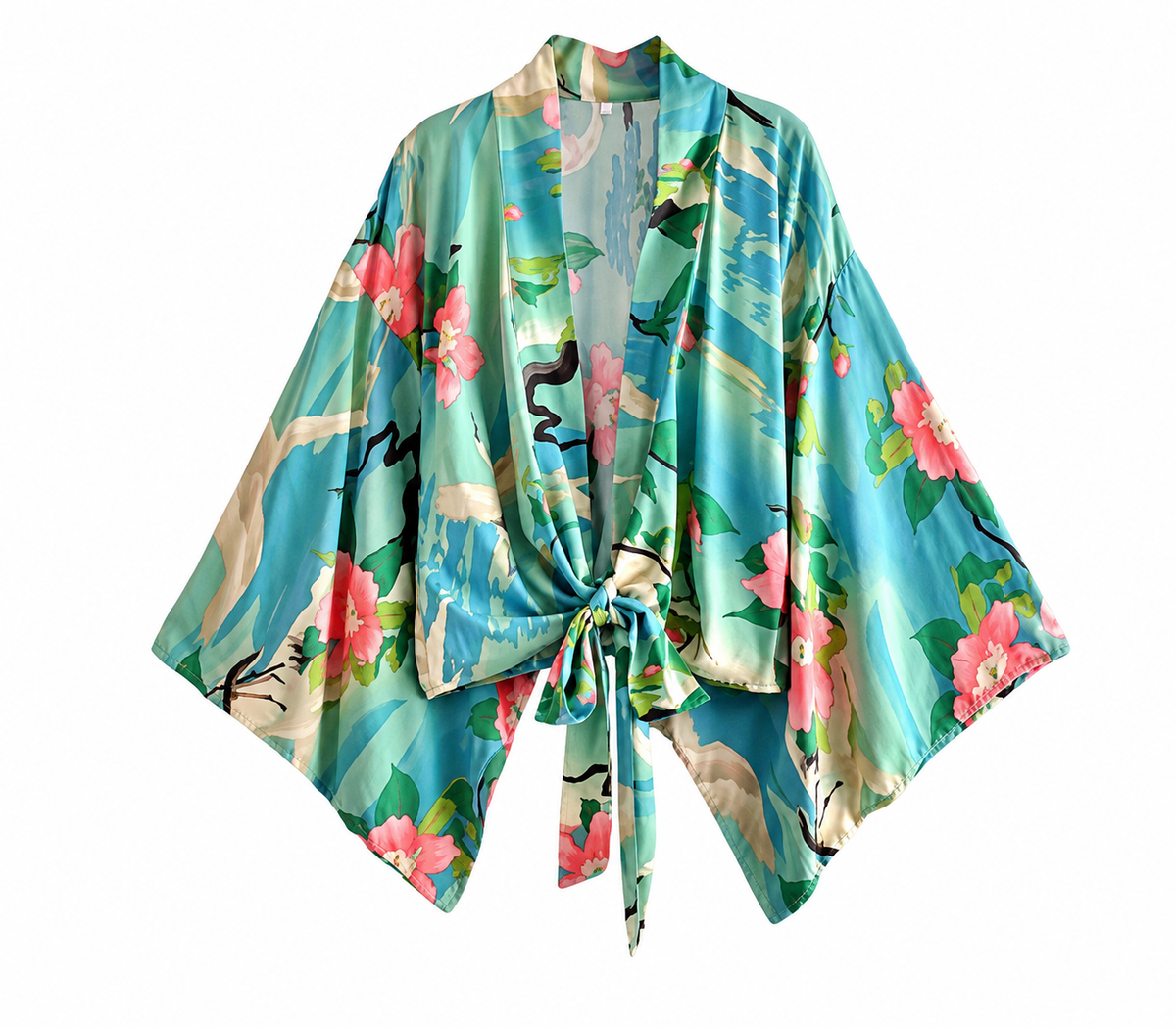 Kimono hippie Court  Imprimé Végétal