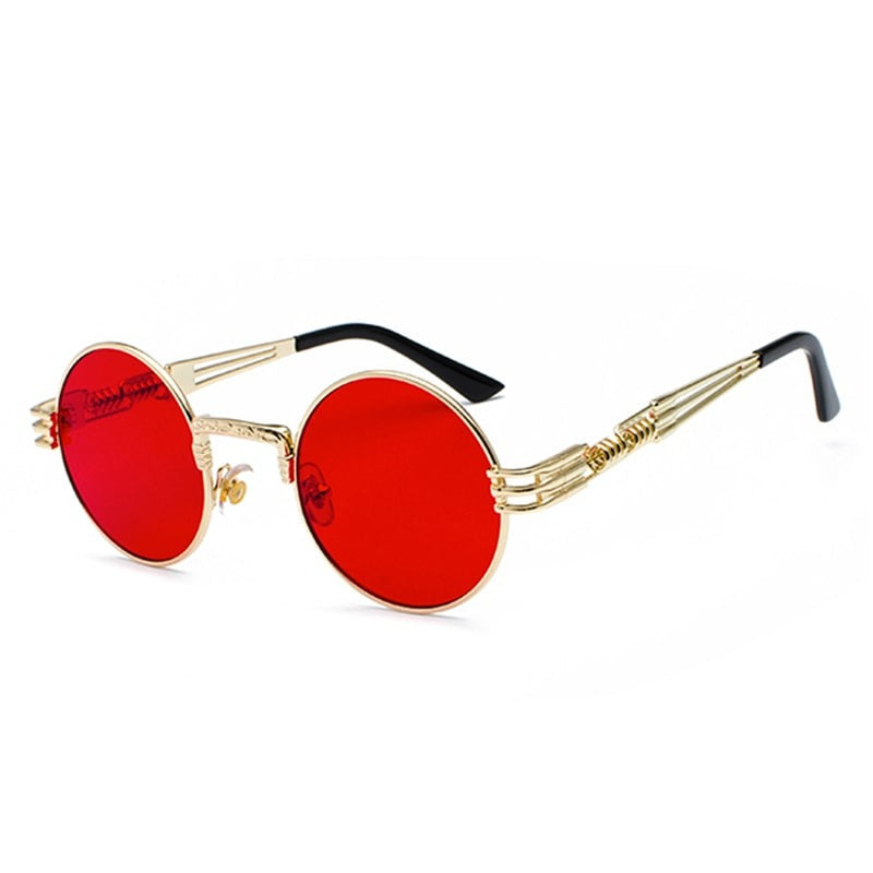 Lunette de Soleil Ronde Hippie Homme