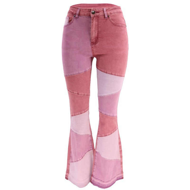 Hippie broek met wijde pijpen