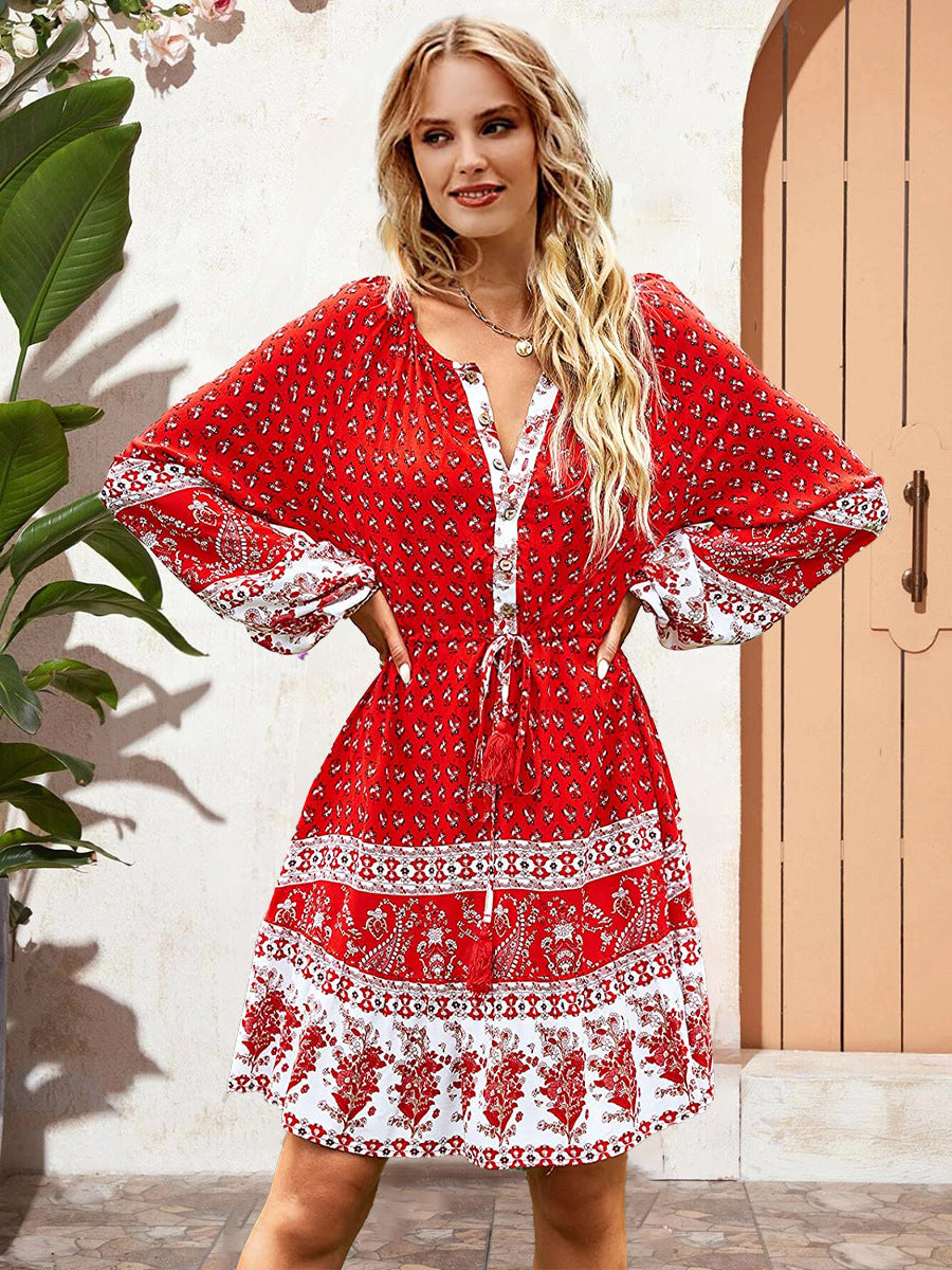 Robe Courte Hippie Chic