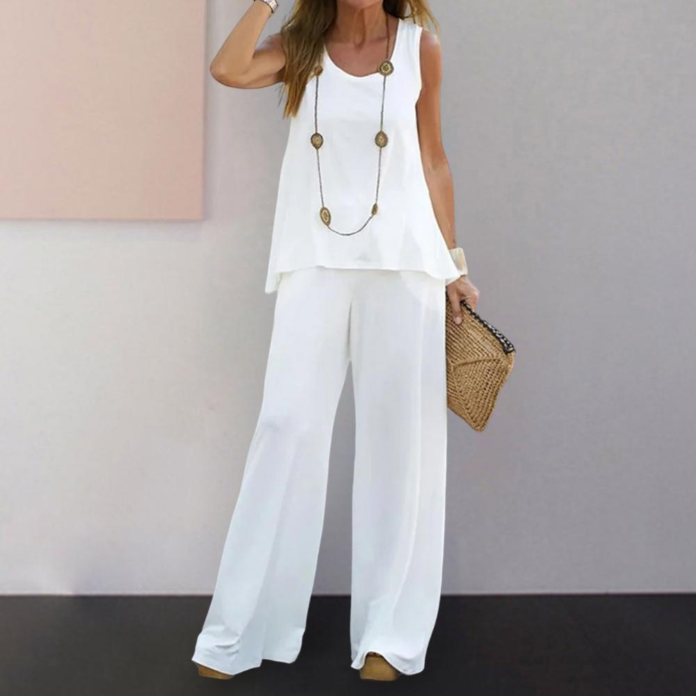 Pantalon Blanc Femme Hippie Chic