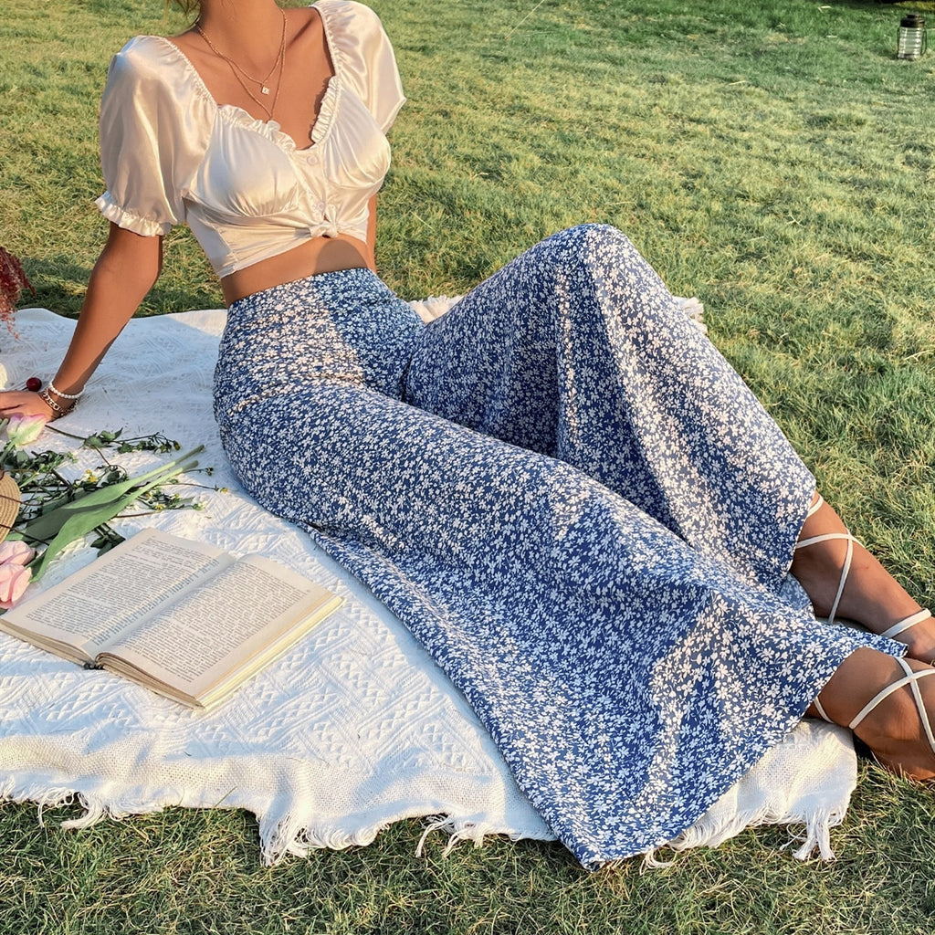 Pantalon Coton Droit Hippie