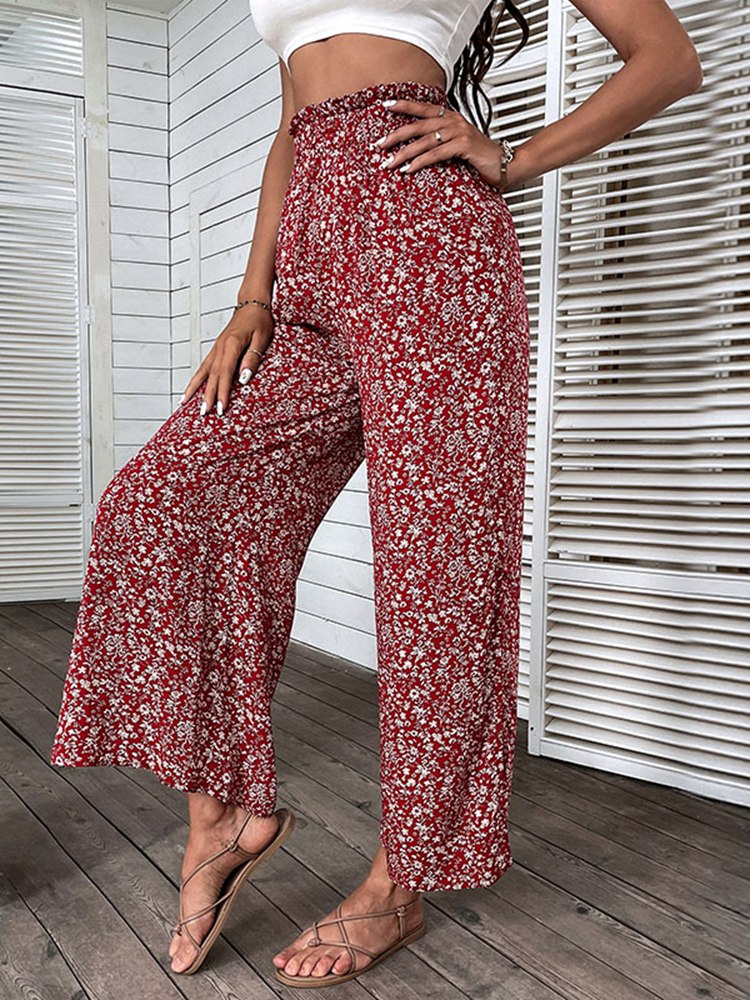 Pantalon Décontracté Hippie Femme