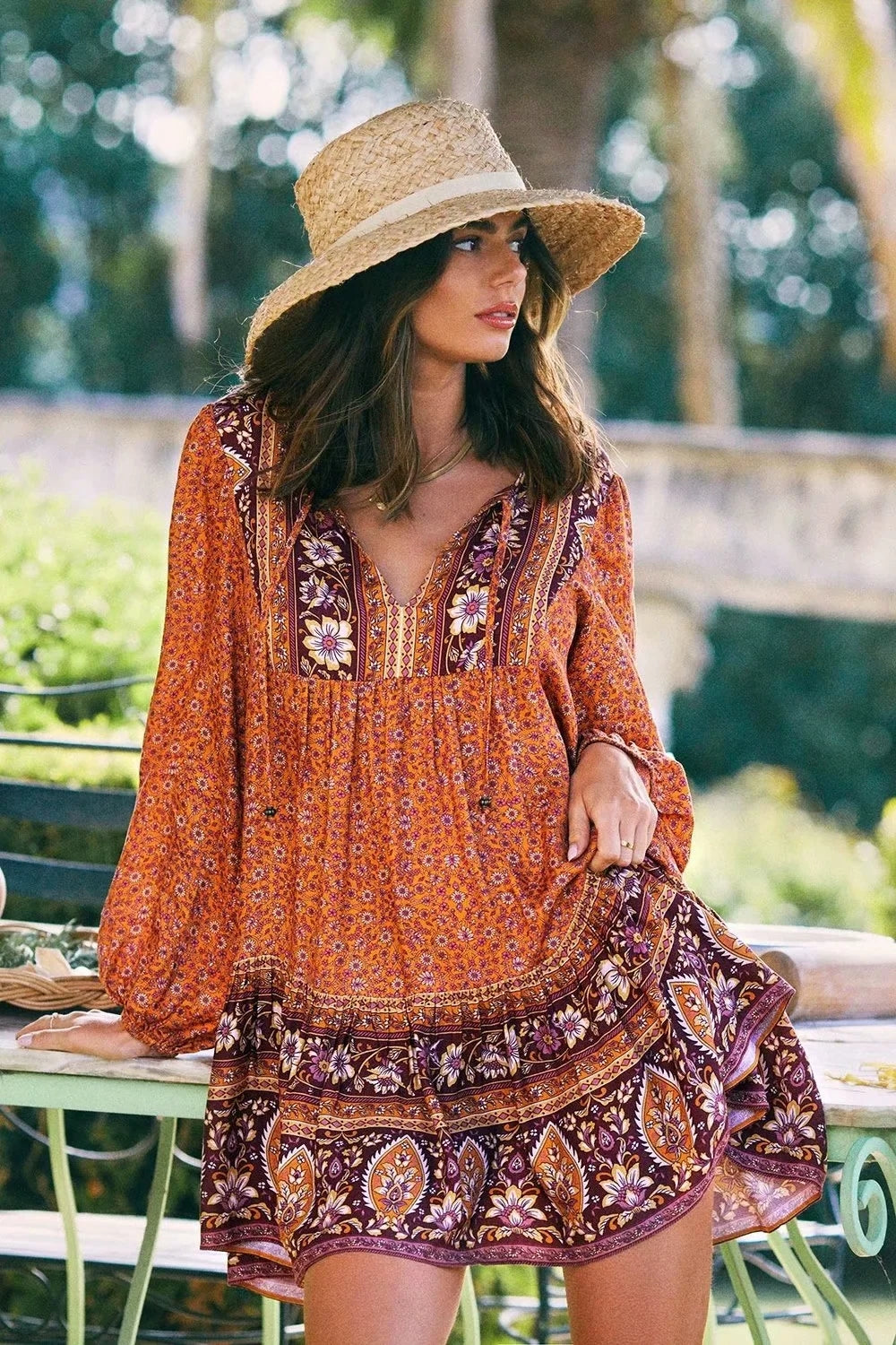 Robe Année 70 Hippie