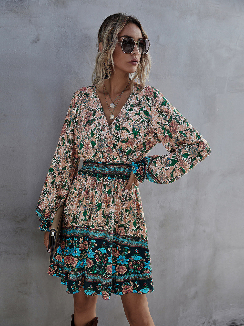Boho-Hippie-Kleid