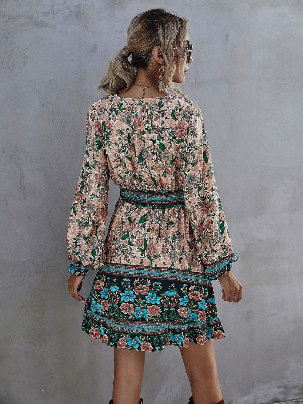Boho-Hippie-Kleid