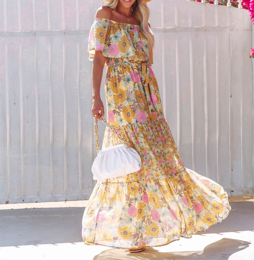 Robe Fleurie Hippie