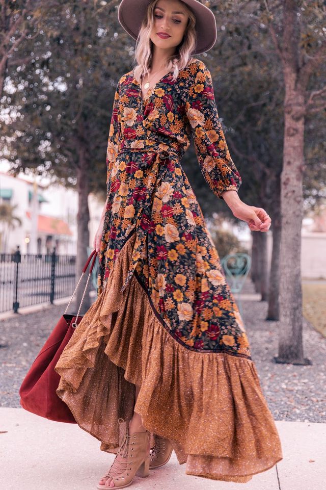 Robe Hippie Chic Automne
