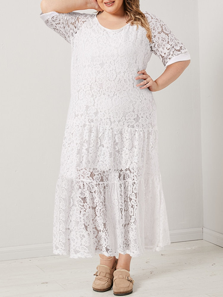 Robe Hippie Chic Dentelle
