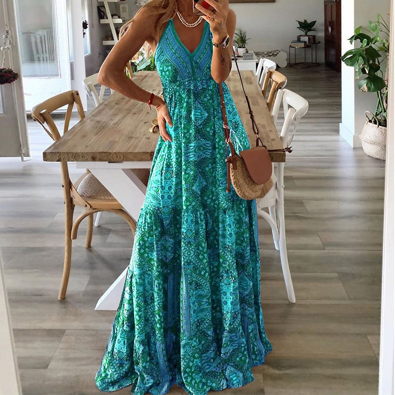 Hippie chique jurk voor ceremonie