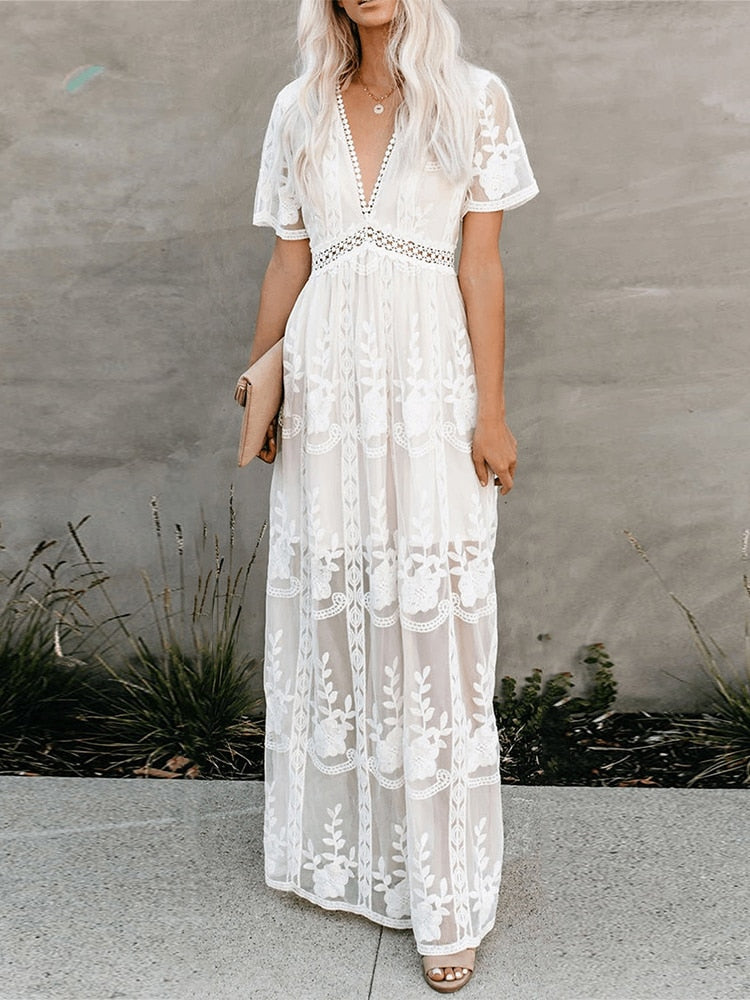 Robe Hippie Mariée Bohème
