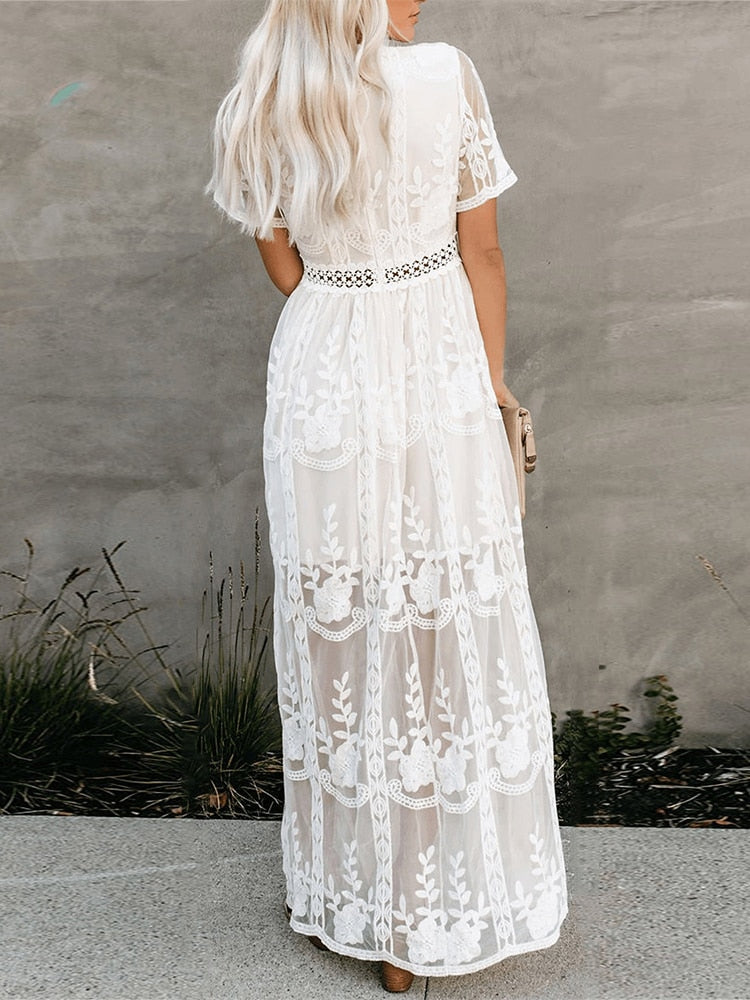 Robe Hippie Mariée Bohème