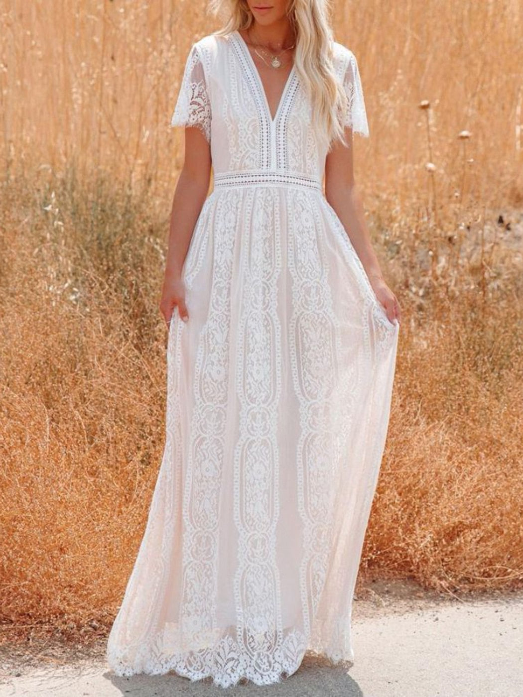 Robe Hippie Mariée Bohème