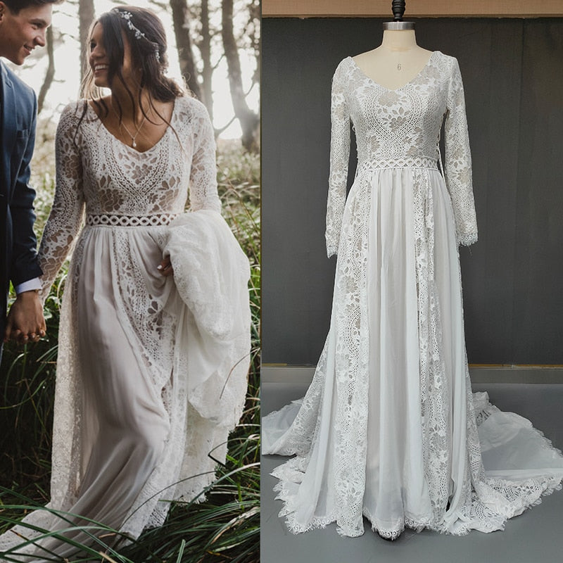 Robe Longue Hippie Chic Mariage