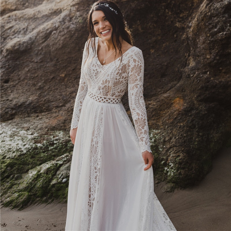 Robe Longue Hippie Chic Mariage
