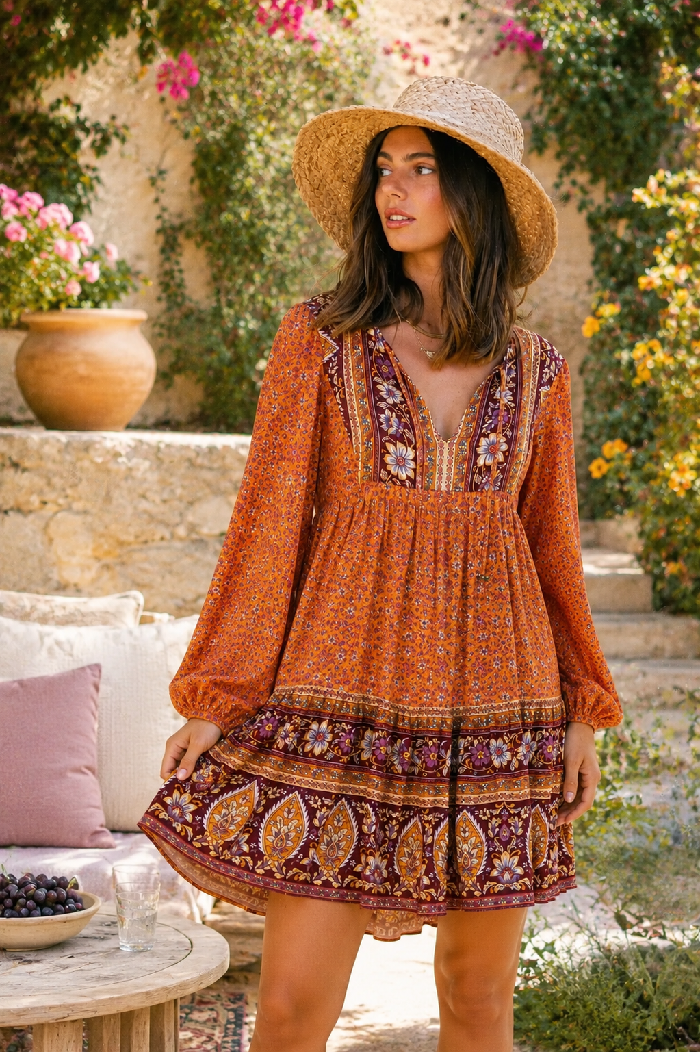 Robe Année 70 Hippie