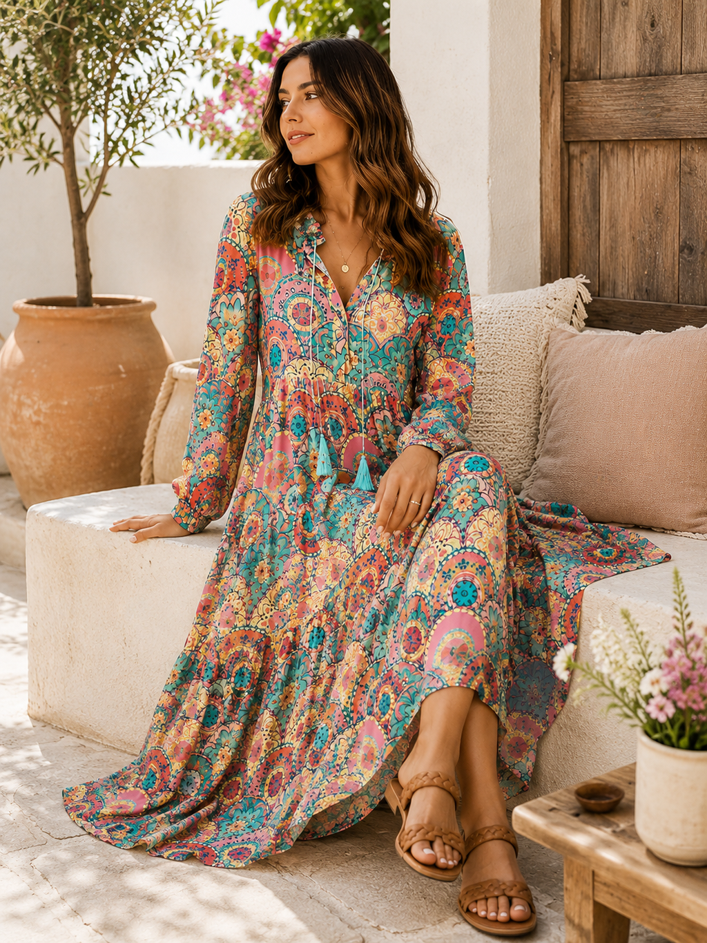 Vintage Hippie-Kleid