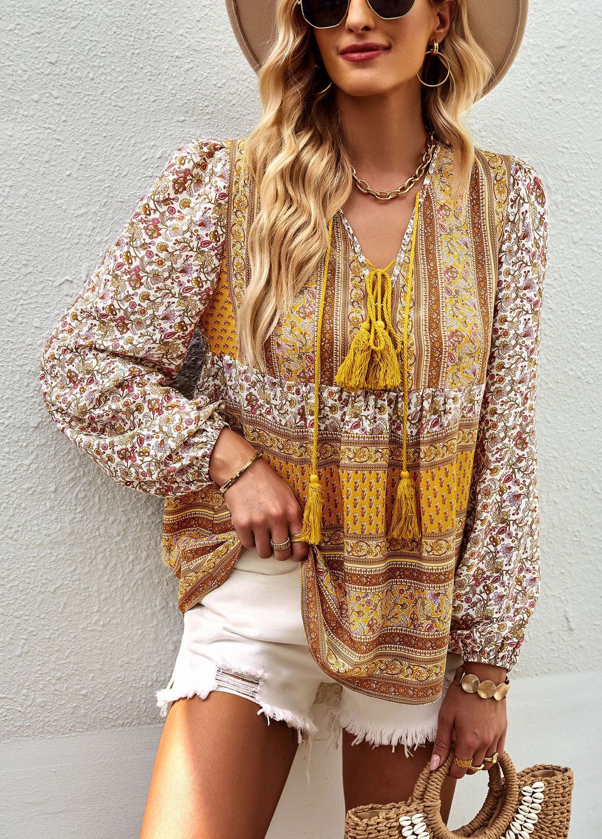 Hippie chique tuniek