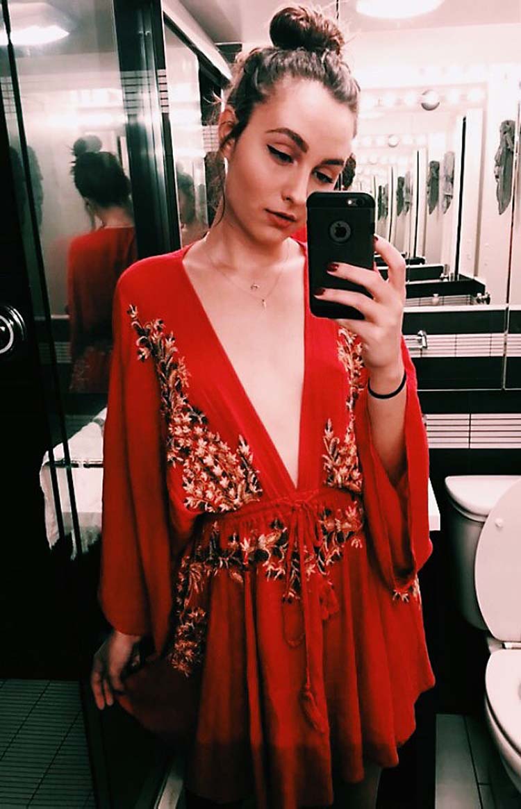 Damen-Tunika im Hippie-Stil