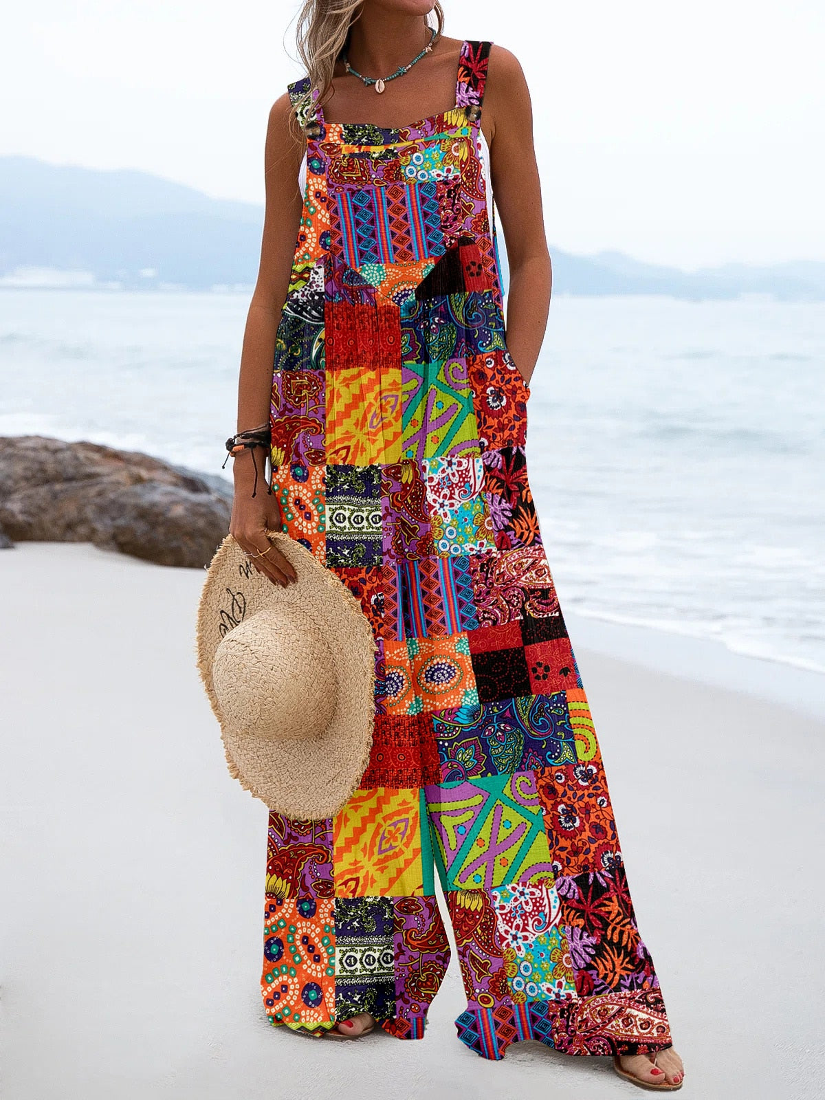 Grote maat hippie chique tuniek