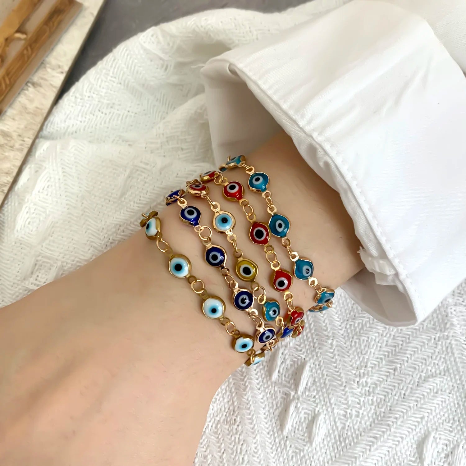 Bracelet mauvais oeil nazar Image