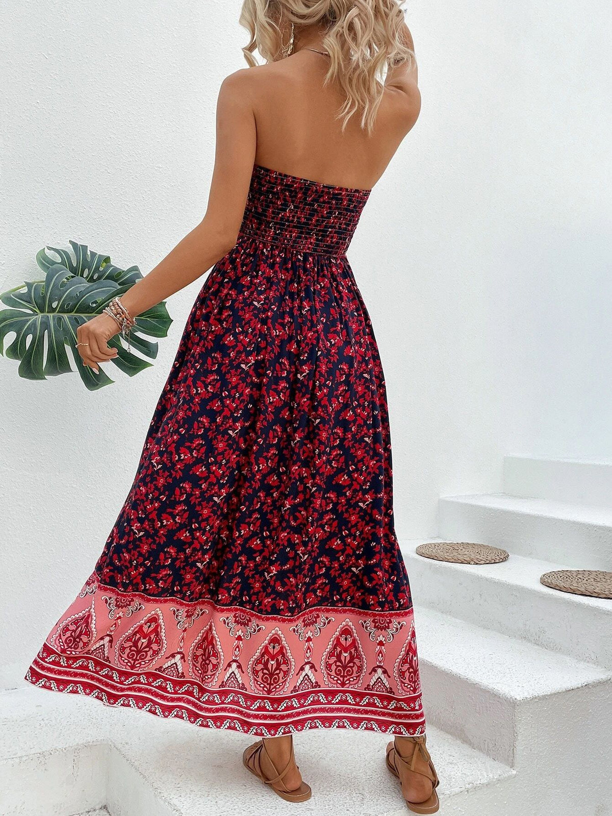 Hippie chique bustierjurk