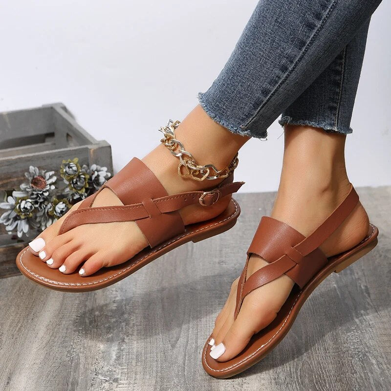 Sandales Cuir Bohème