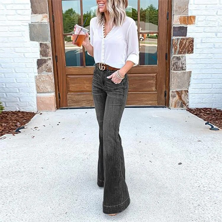 Jean Large Patte d'éléphant