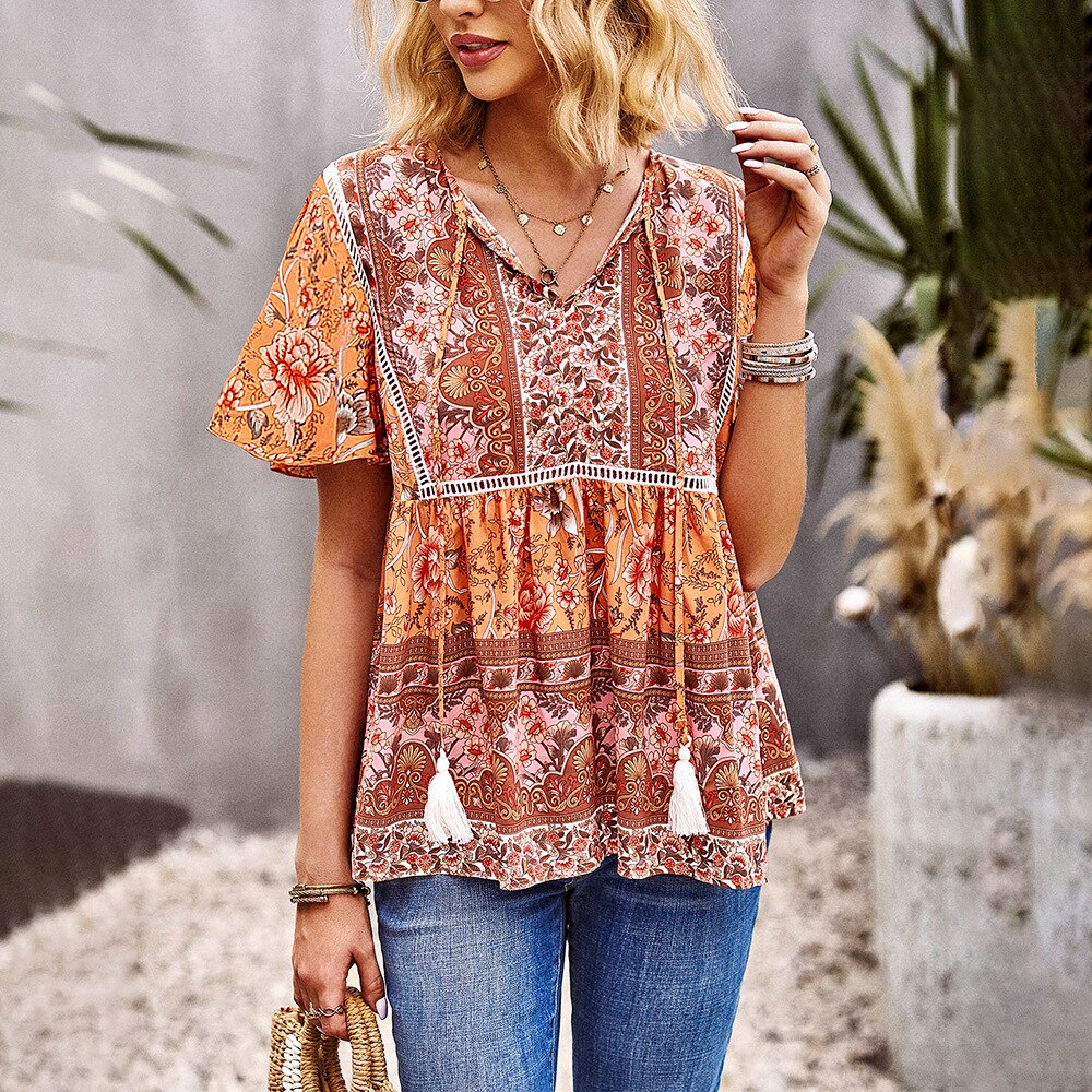 Blouse Style Hippie 70s