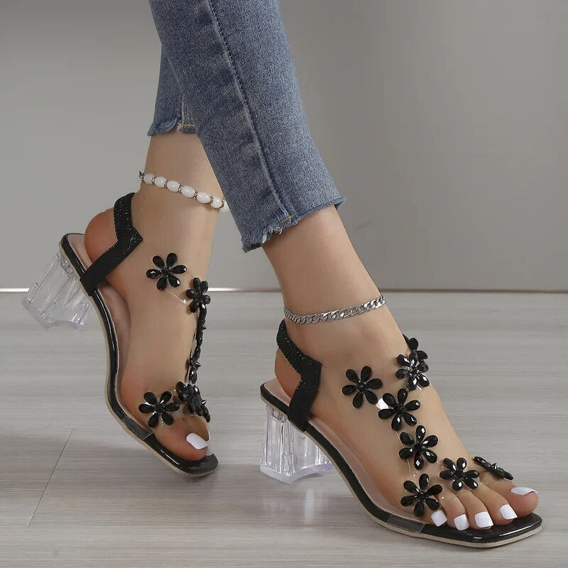 Sandales Talon Bohème