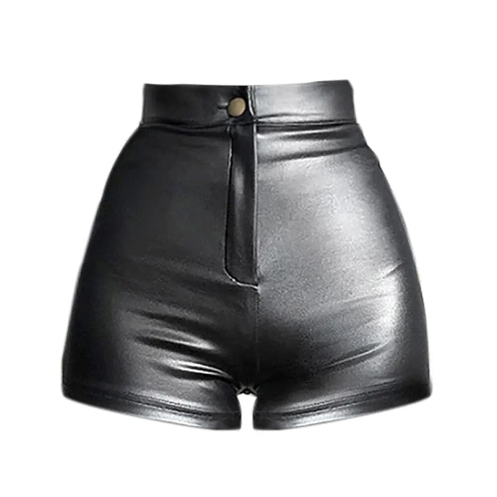 Mini Short Cuir