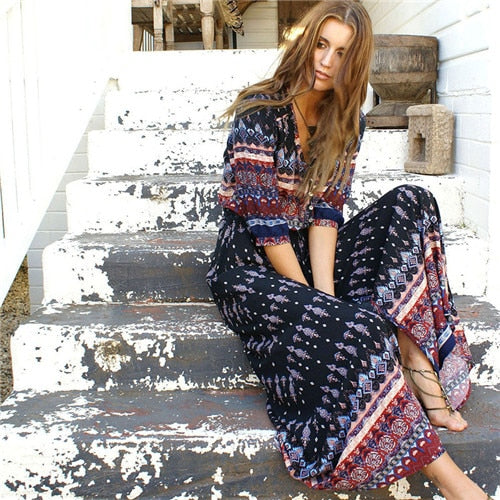 Robe Longue Bohème Hippie Chic
