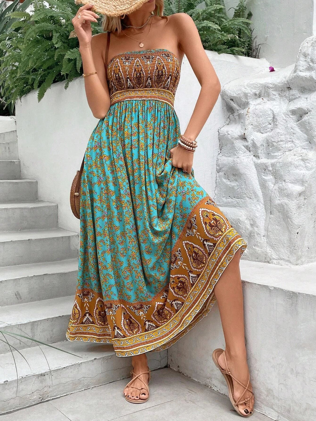 Hippie chique bustierjurk