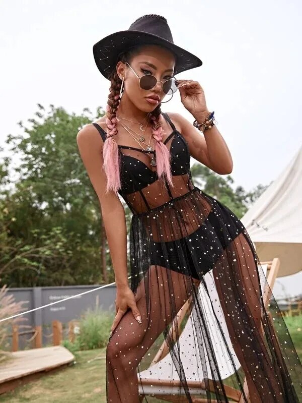 Cache Maillot en Tulle
