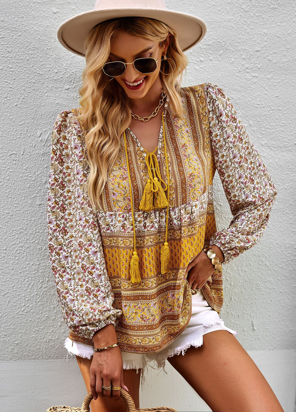 Hippie chique tuniek