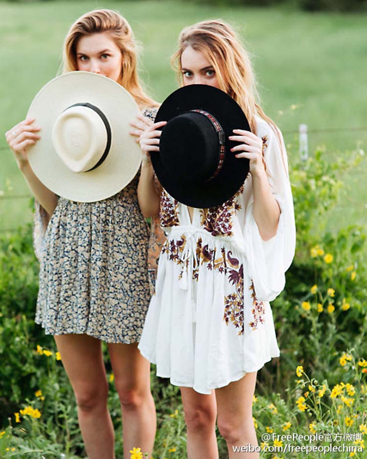 Damen-Tunika im Hippie-Stil
