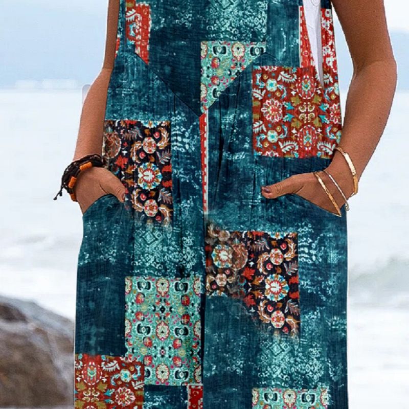 Grote maat hippie chique tuniek